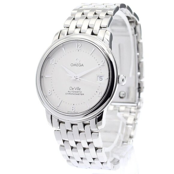 OMEGA De Ville 4500.30 Chronometer Beige Dial Automatic Men's Watch - Picture 1 of 12